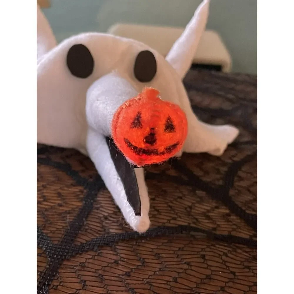 Nightmare Before Christmas Zero Costume Hat Pet/Dog Light Up Nose!